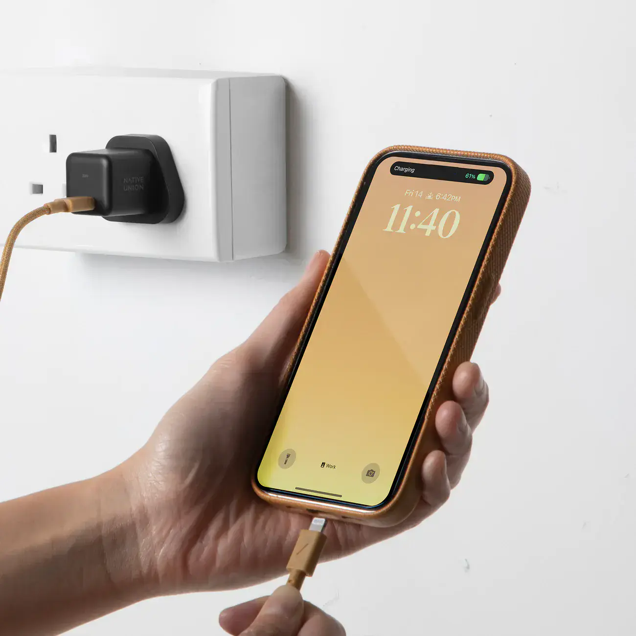 Зарядний пристрій Native Union Fast GaN Charger PD 30W USB-C Port White (FAST-PD30-2-WHT-EU)