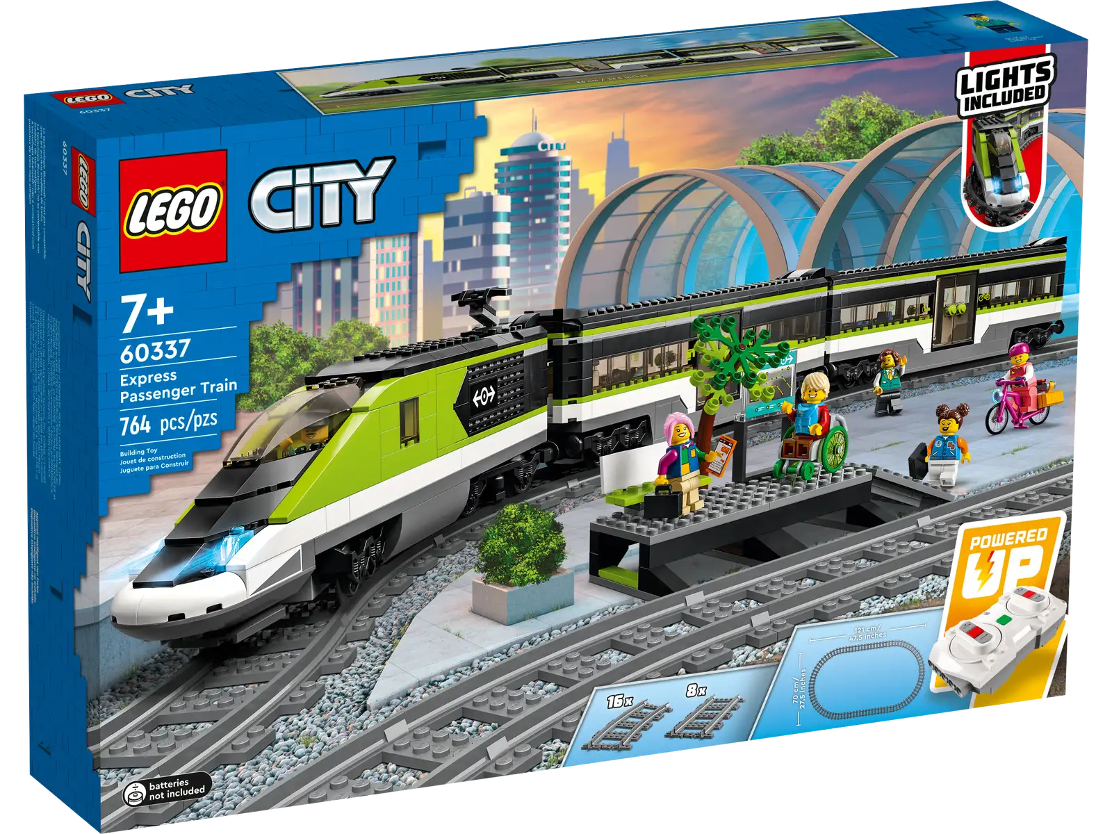 Блоковий конструктор LEGO Пасажирский поезд-експрес (60337)