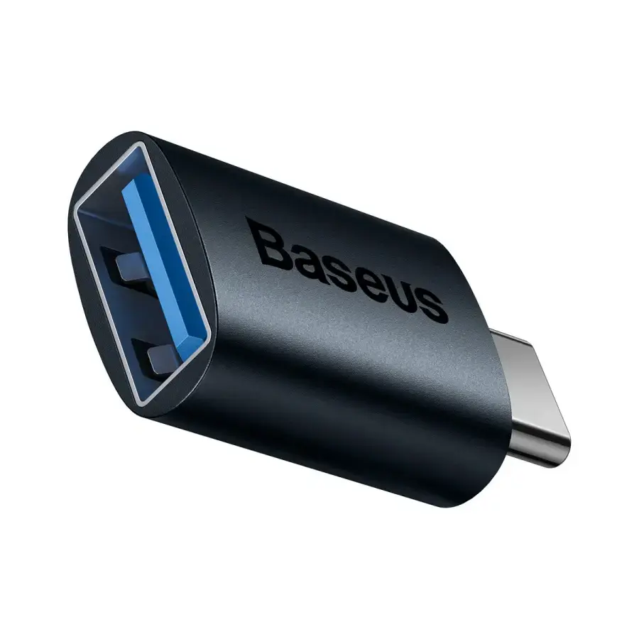 Адаптер USB Type-C Baseus Ingenuity Series Type-C Male to USB 3.1 Female Mini OTG Blue (ZJJQ000003)