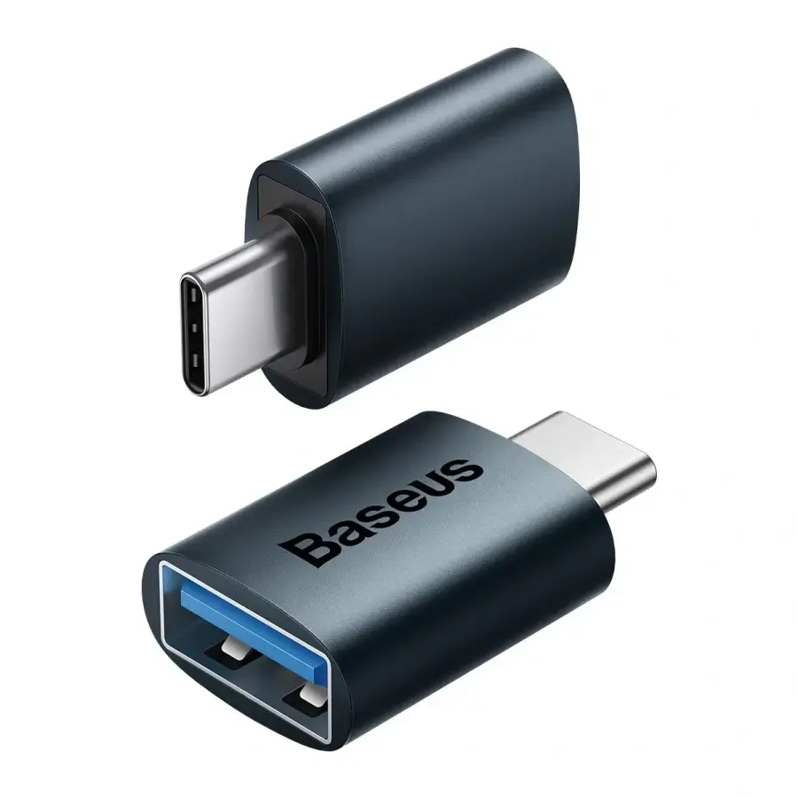 Адаптер USB Type-C Baseus Ingenuity Series Type-C Male to USB 3.1 Female Mini OTG Blue (ZJJQ000003)