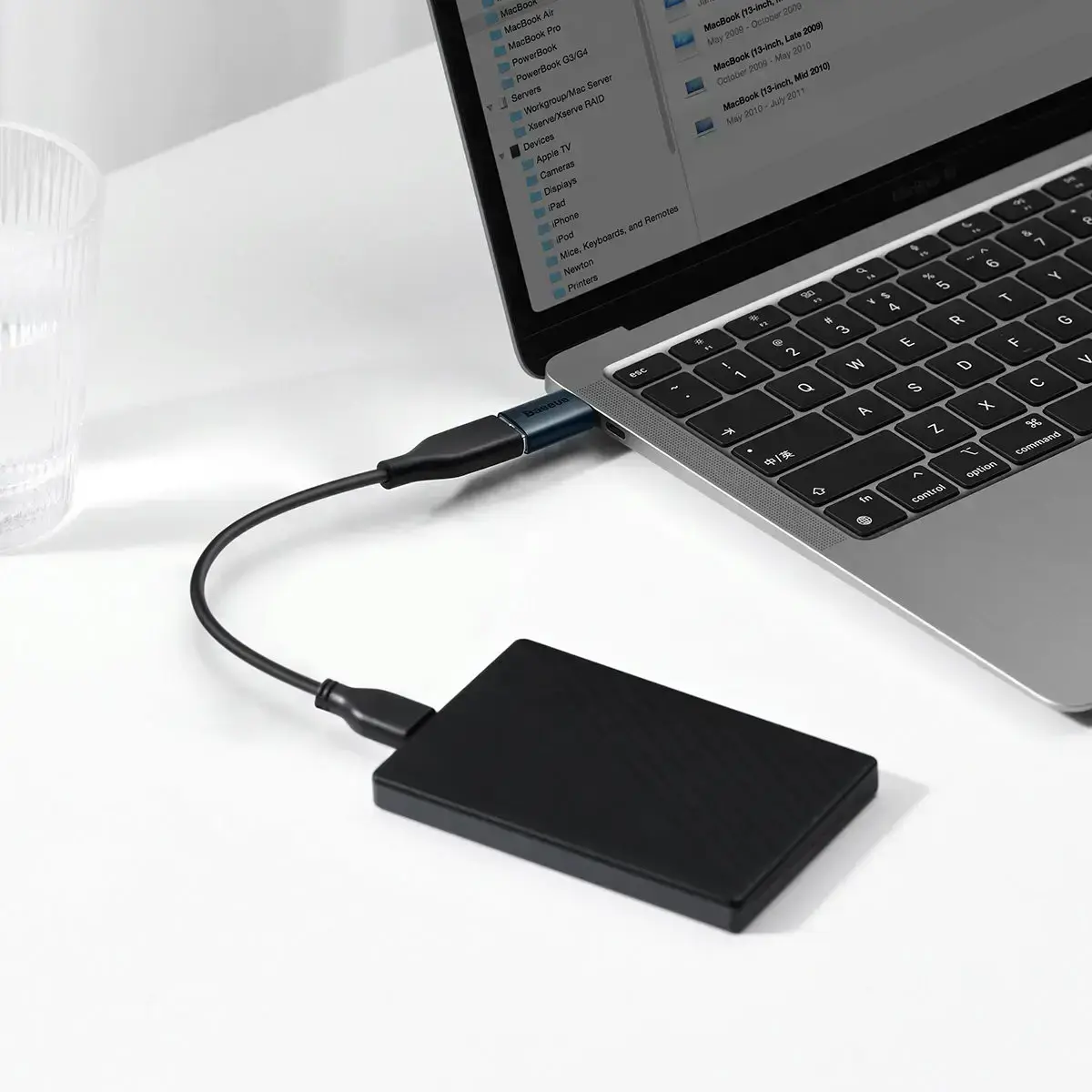 Адаптер USB Type-C Baseus Ingenuity Series Type-C Male to USB 3.1 Female Mini OTG Blue (ZJJQ000003)