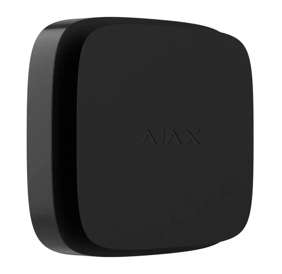 Ajax FireProtect 2 RB [Heat/Smoke] Black – Беспроводной пожарный датчик с сенсорами дыма и температуры с сменными батареями