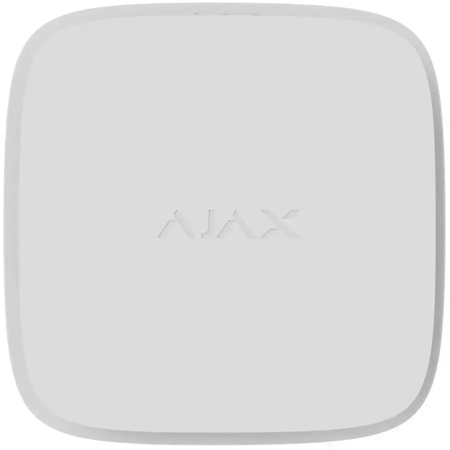 Ajax FireProtect 2 RB [Heat/Smoke/CO] White – беспроводной пожарный датчик с сенсорами дыма, температуры и угарного газа со сменными батареями