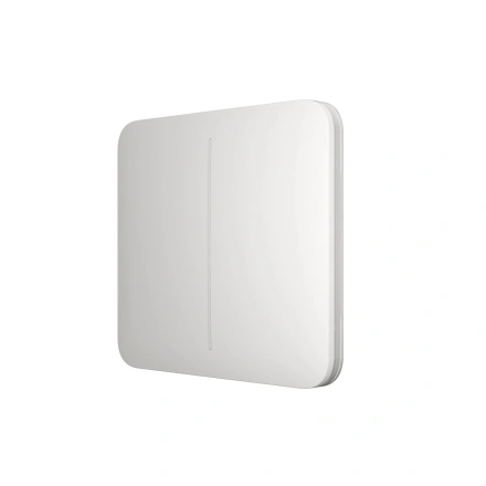 Ajax LightSwitch 2-way White – Умный сенсорный двухклавишный выключатель