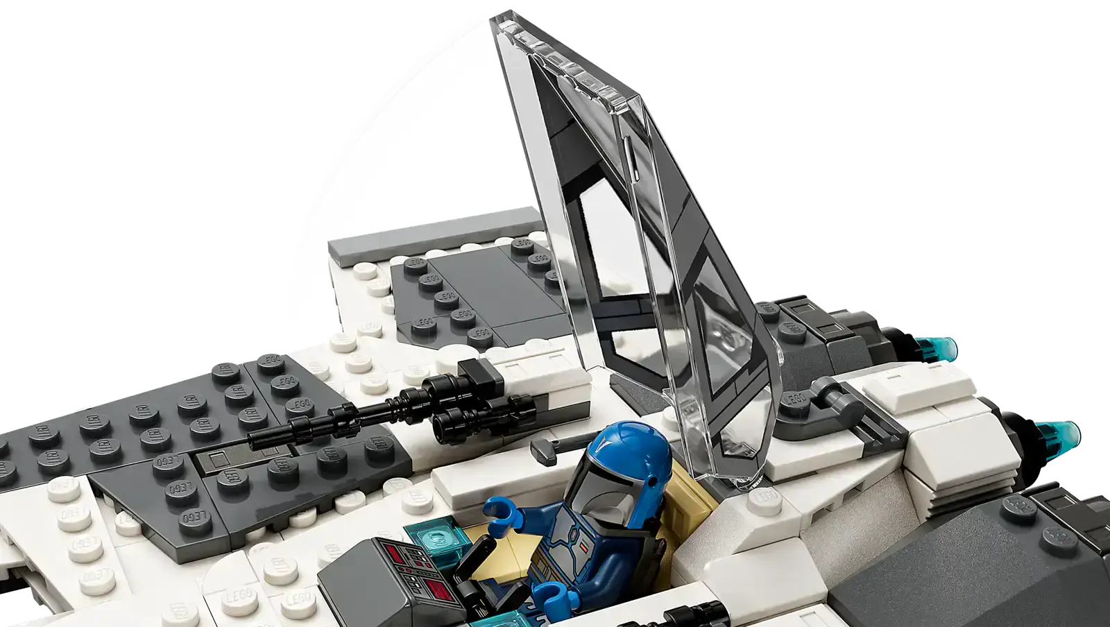 Блочный конструктор LEGO Star Wars Мандалорский истребитель против Перехватчика TIE (75348)