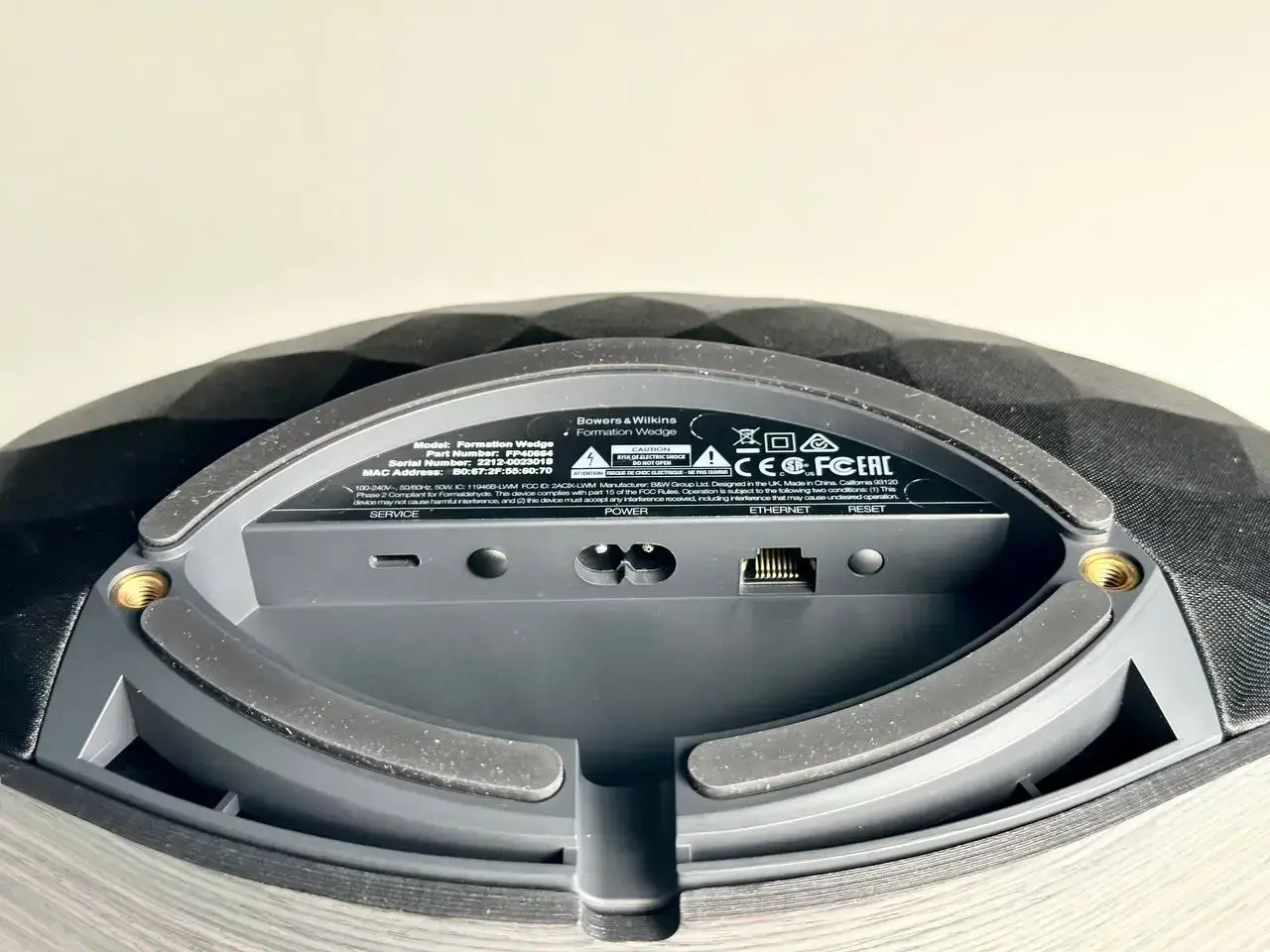 NEW NO BOX Моноблочна акустична система Bowers & Wilkins Formation Wedge - Black