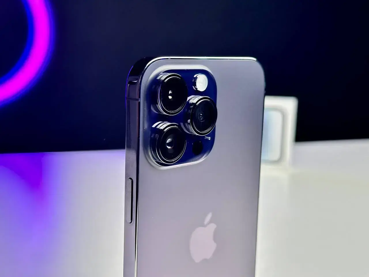 OPEN BOX Apple iPhone 14 Pro Max 128GB Deep Purple (MQ9T3)🔋100% (Стан - 10/10, Комплект - повний | гарантія - 6 міс.)