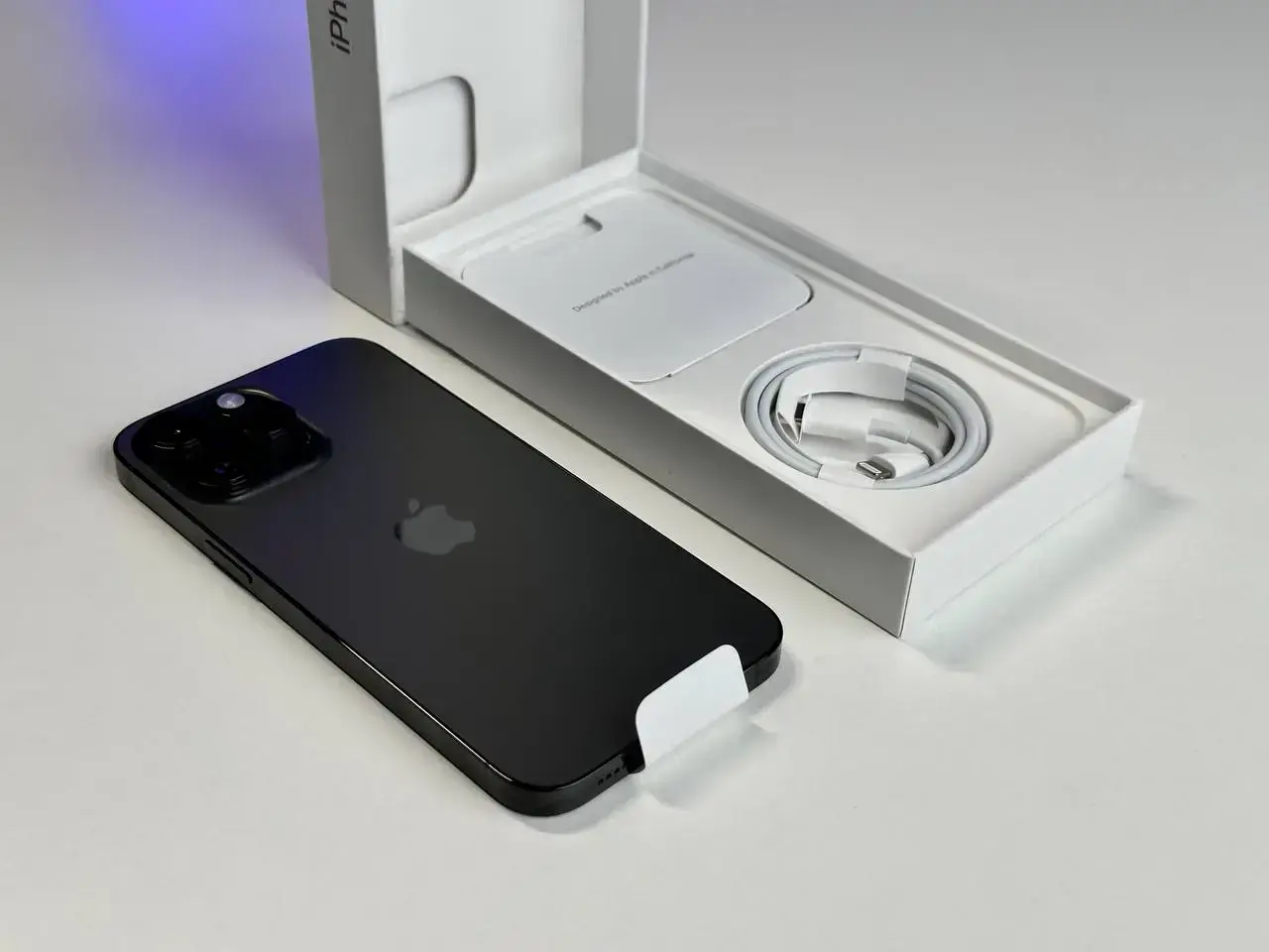📲OPEN BOX Apple iPhone 14 Pro Max 1TB Space Black (MQC23)🔋100% (Состояние - 10/10, Комплект - полное | гарантия - 6 мес.)