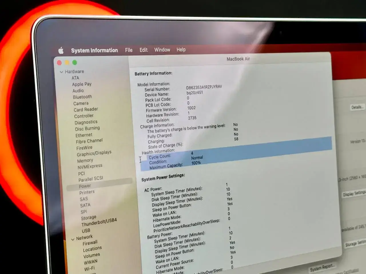 OPEN BOX MacBook Air 13" Space Gray 2020 (MGN63)(M1/8GB/256GB) (Стан - 10/10. Комплект - повний | гарантія - 3 міс.) - Cycle 4