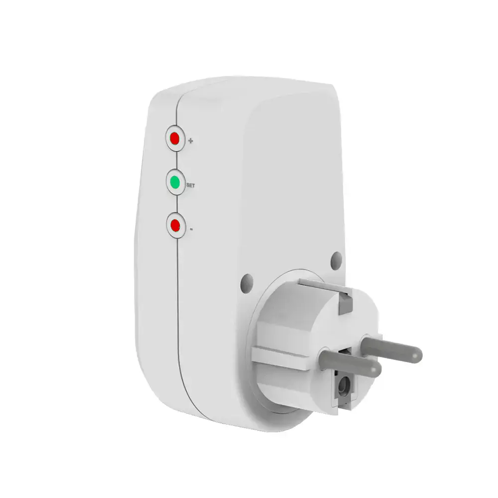 Реле напряжения ColorWay (16A/3680W) 150V-210V/230V-280V DS2 - White (CW-VR16-02D)