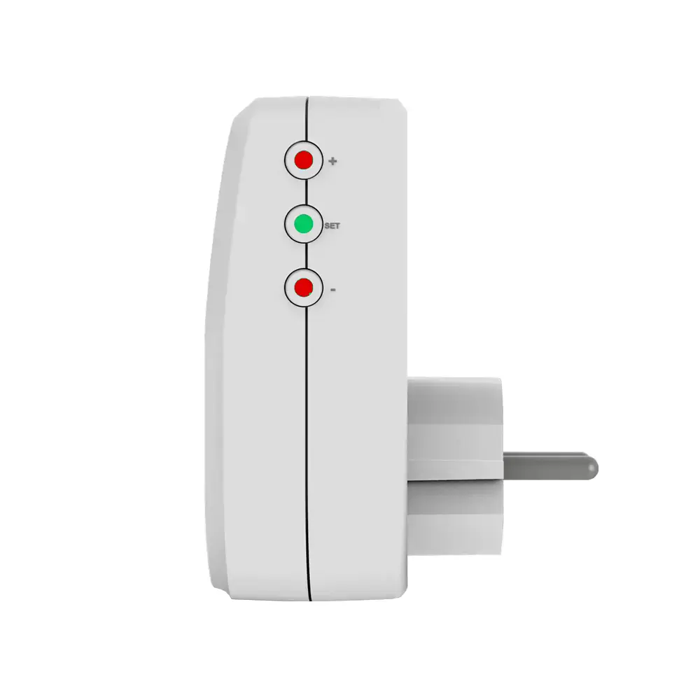Реле напряжения ColorWay (16A/3680W) 150V-210V/230V-280V DS2 - White (CW-VR16-02D)