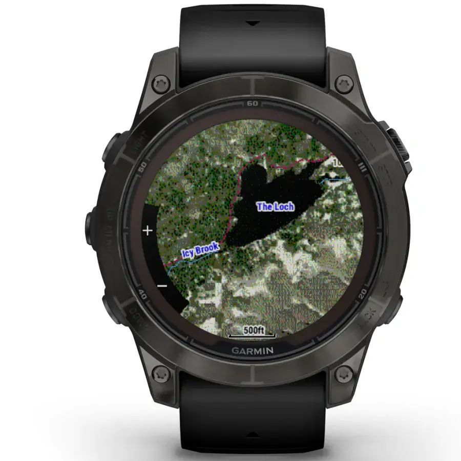Смарт-годинник Garmin Fenix 7 Pro Sapphire Solar Edition | 47 мм Carbon Grey DLC Titanium with Black Band (010-02777-11)