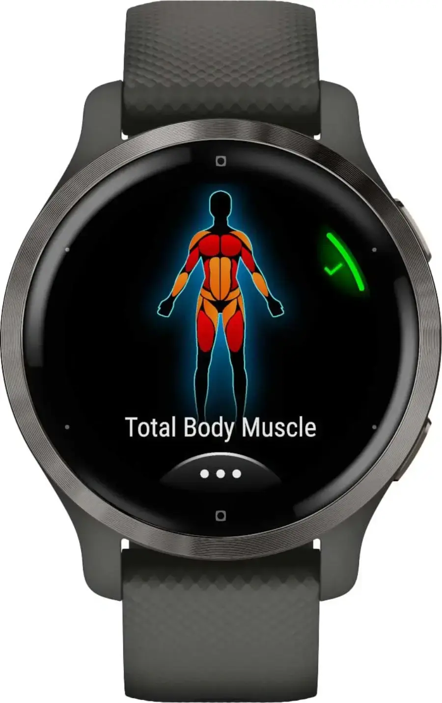 Смарт-годинник Garmin Venu 2S Slate Bezel with Graphite Case and Silicone Band (010-02429-10/00)