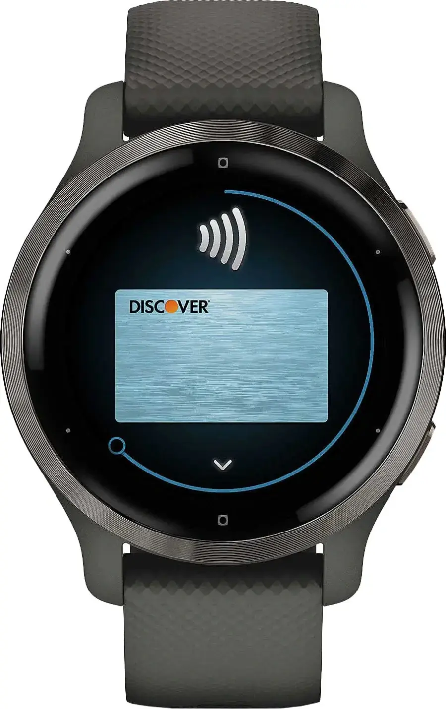 Смарт-годинник Garmin Venu 2S Slate Bezel with Graphite Case and Silicone Band (010-02429-10/00)