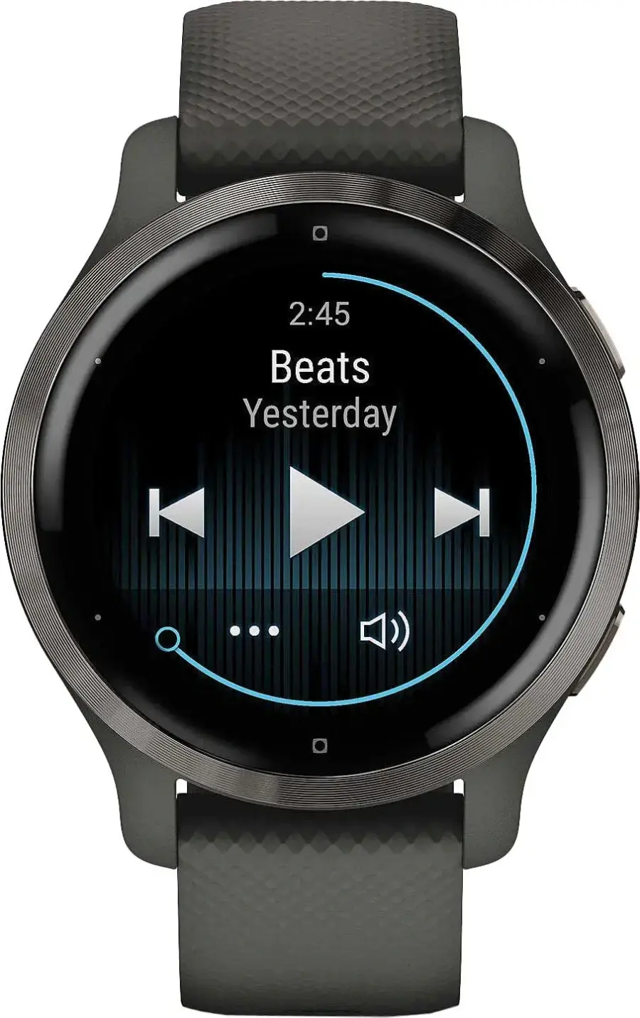 Смарт-годинник Garmin Venu 2S Slate Bezel with Graphite Case and Silicone Band (010-02429-10/00)