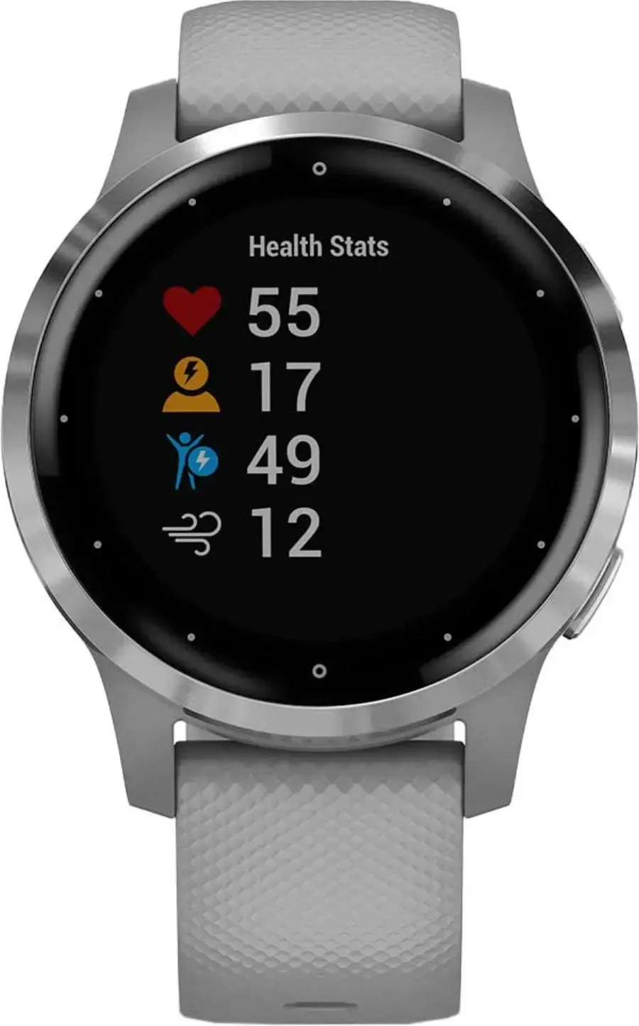Смарт-годинник Garmin vivoactive 4S Powder Gray/Silver (010-02172-02/010-02172-01)
