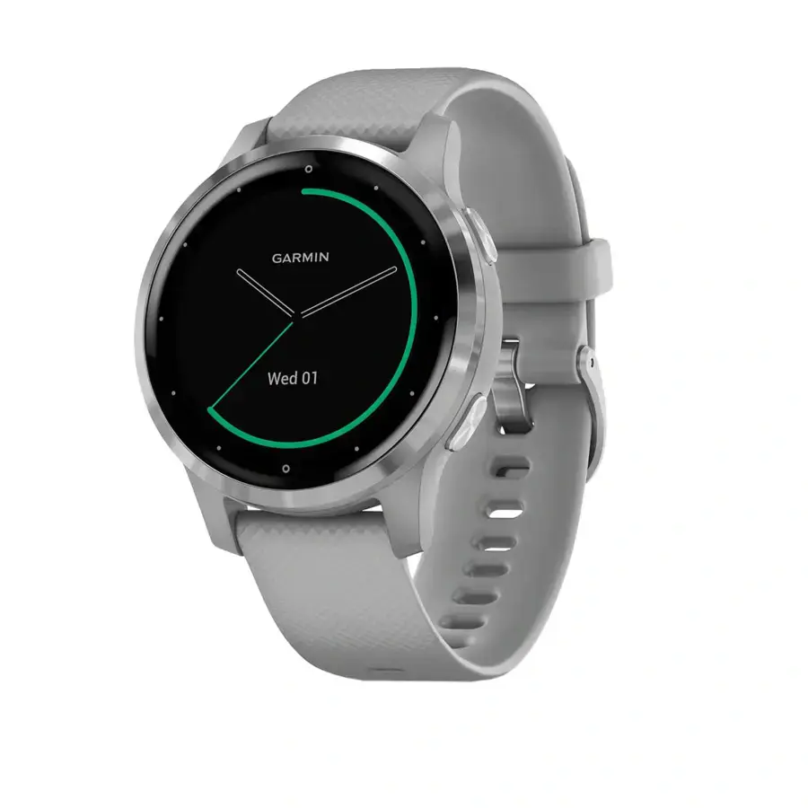 Смарт-годинник Garmin vivoactive 4S Powder Gray/Silver (010-02172-02/010-02172-01)