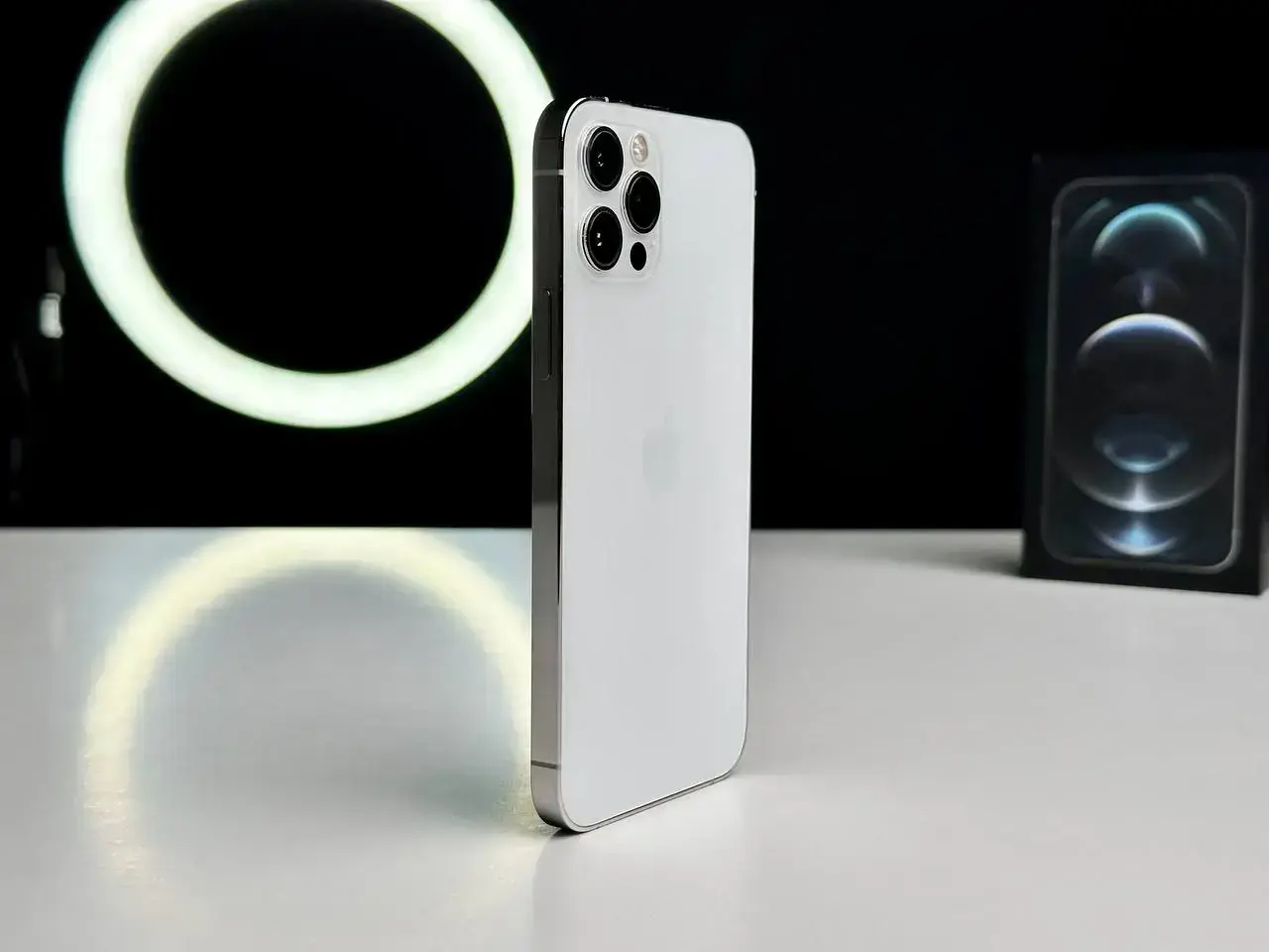 USED Apple iPhone 12 Pro 128GB Silver (MGLP3, MGML3)🔋100% (Состояние - 9/10, Комплект - iPhone, коробка | гарантия - 1 мес.)