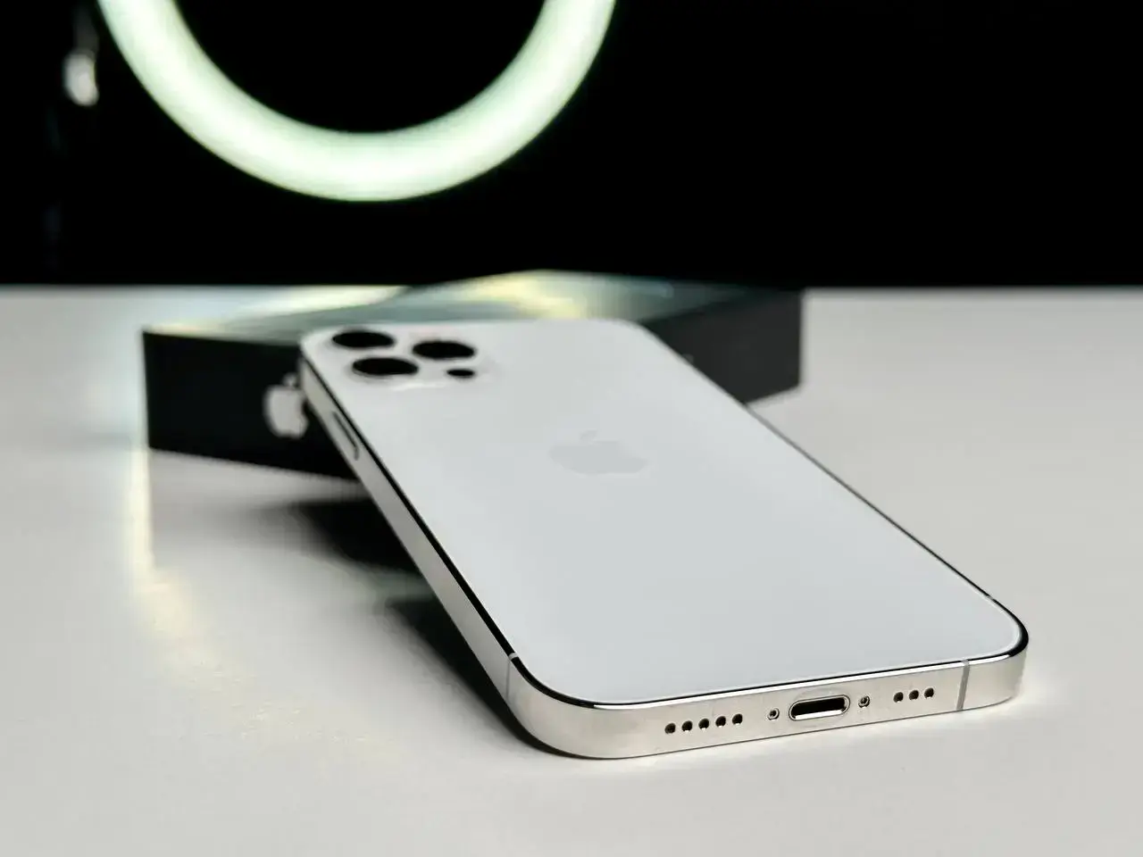USED Apple iPhone 12 Pro 128GB Silver (MGLP3, MGML3)🔋100% (Состояние - 9/10, Комплект - iPhone, коробка | гарантия - 1 мес.)