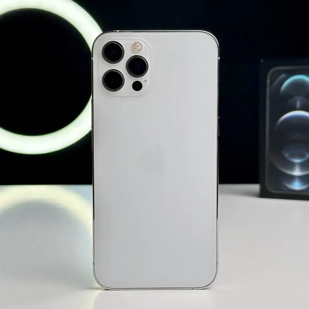 USED Apple iPhone 12 Pro 128GB Silver (MGLP3, MGML3)🔋100% (Стан - 9/10, Комплект - iPhone, коробка | гарантія - 1 міс.)