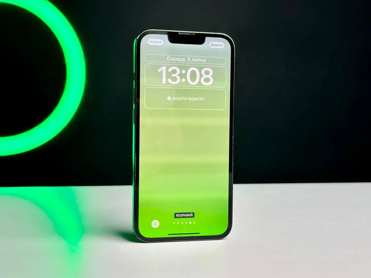USED Apple iPhone 13 256GB Green (MNGE3, MNGL3)🔋91% (Стан - 9/10, Комплект - iPhone, кабель | гарантія - 1 міс.)
