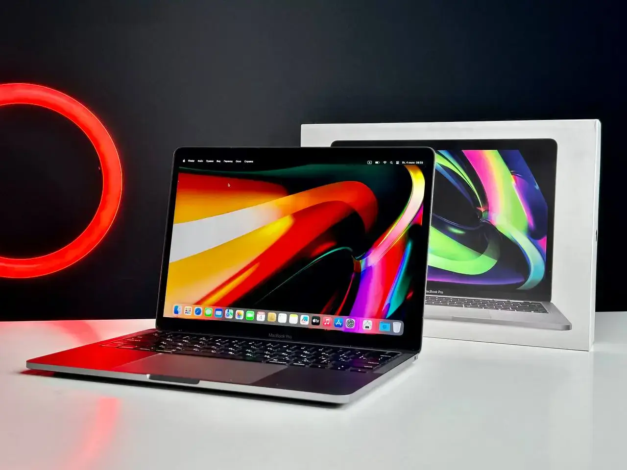 USED MacBook Pro 13" Space Gray (MYD82) 2020, (М1/8GB/256SSD) (Состояние - 9/10. Комплект - полный | гарантия - 1 мес.) - Cycle 275