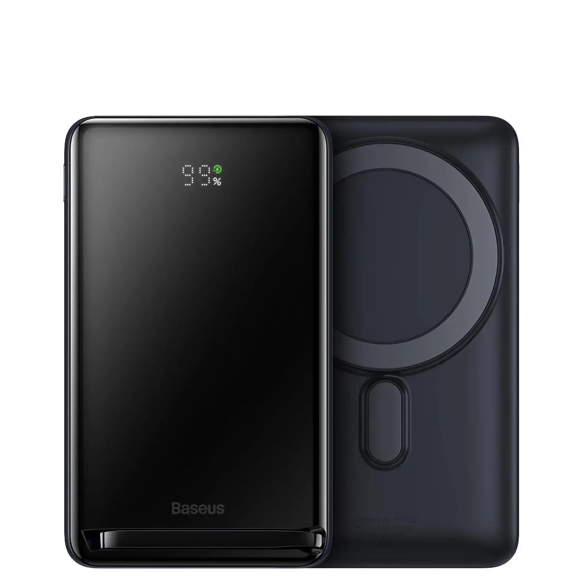 Зовнішній акумулятор (павербанк) Baseus Magnetic Bracket Wireless Fast Charging PowerBank 20W 10000mAh Overseas Edition - Blue (PPCX000203)