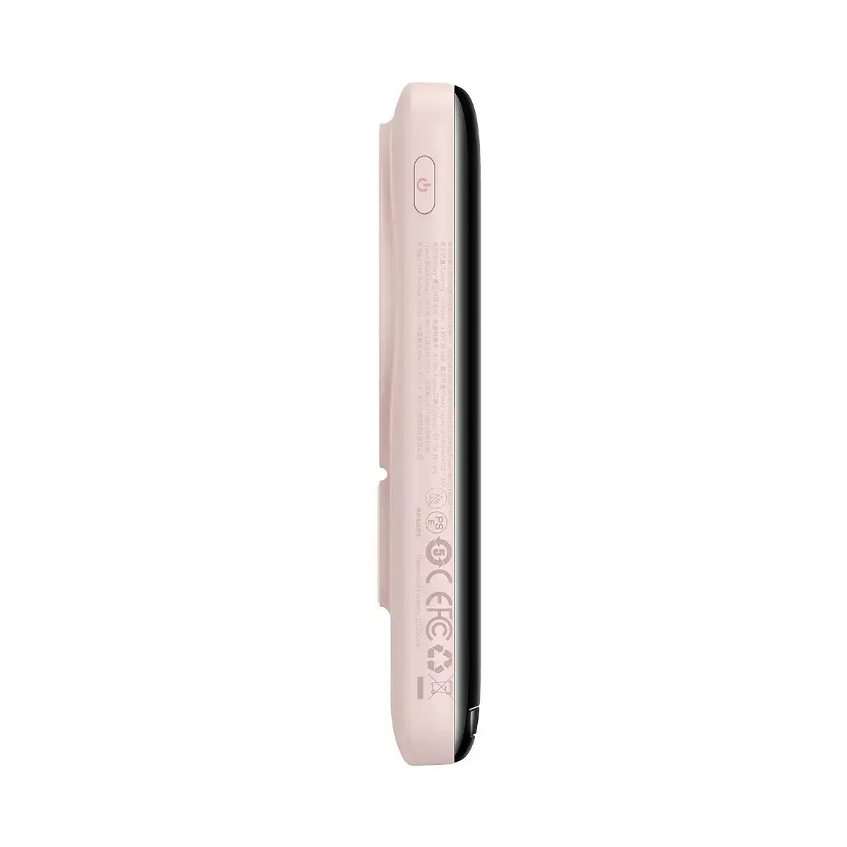Внешний аккумулятор (павербанк) Baseus Magnetic Bracket Wireless Fast Charging PowerBank 20W 10000mAh - Pink (PPCX000204)
