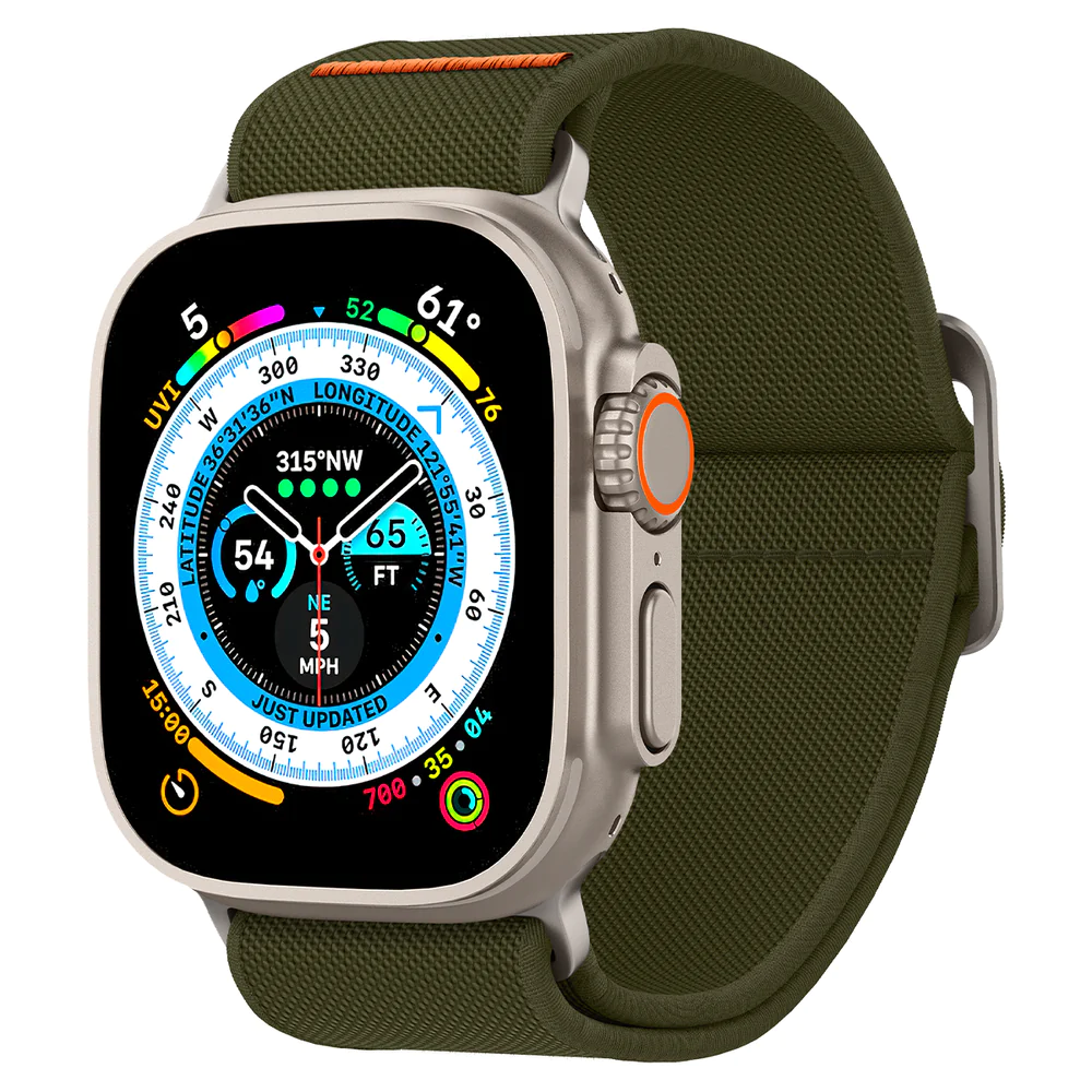 Ремінець Spigen Band Lite Fit Ultra Watch Band for Apple Watch 49mm/45mm/44mm/42mm - Khaki (AMP05985)