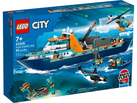 Блочный конструктор LEGO City Арктический исследовательский корабль (60368)