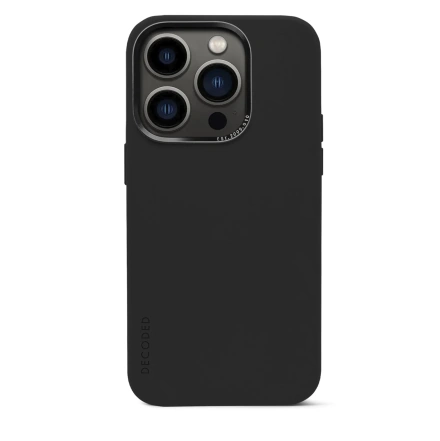 Чохол DECODED AntiMicrobial Silicone Back Cover for iPhone 14 Pro - Charcoal (D23IPO14PBCS9CL)