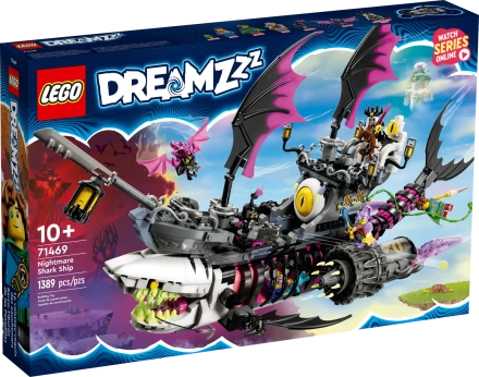 Блочный конструктор LEGO DREAMZzz Корабль Кошмарной Акулы (71469)