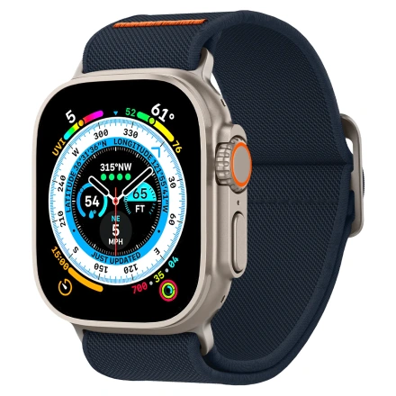 Ремінець Spigen Band Lite Fit Ultra Watch Band for Apple Watch 49mm/45mm/44mm/42mm - Navy (AMP05984)