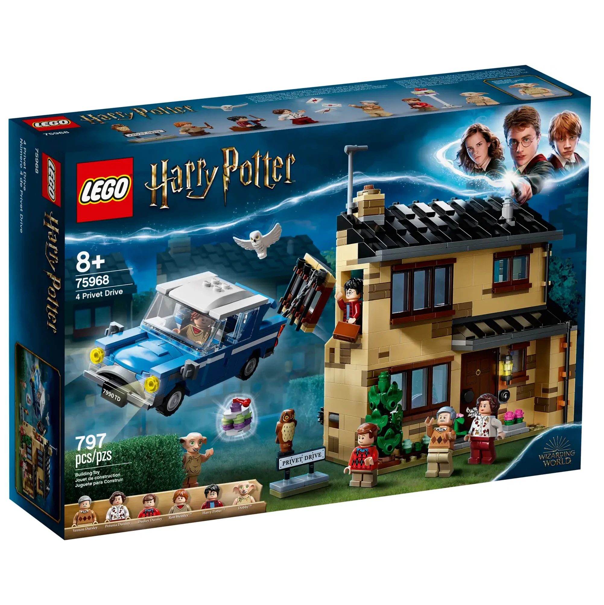 Блоковий конструктор LEGO Harry Potter Тисова вулиця, будинок 4 (75968)