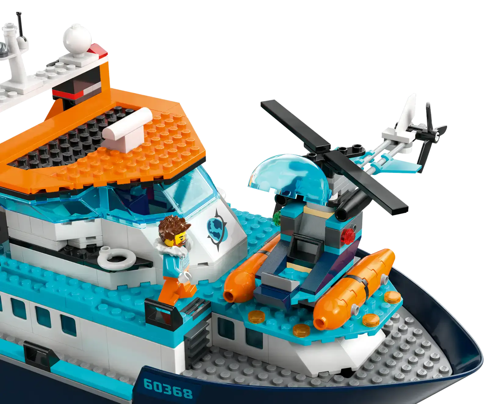 Блоковий конструктор LEGO City Арктичний дослідницький корабель (60368)