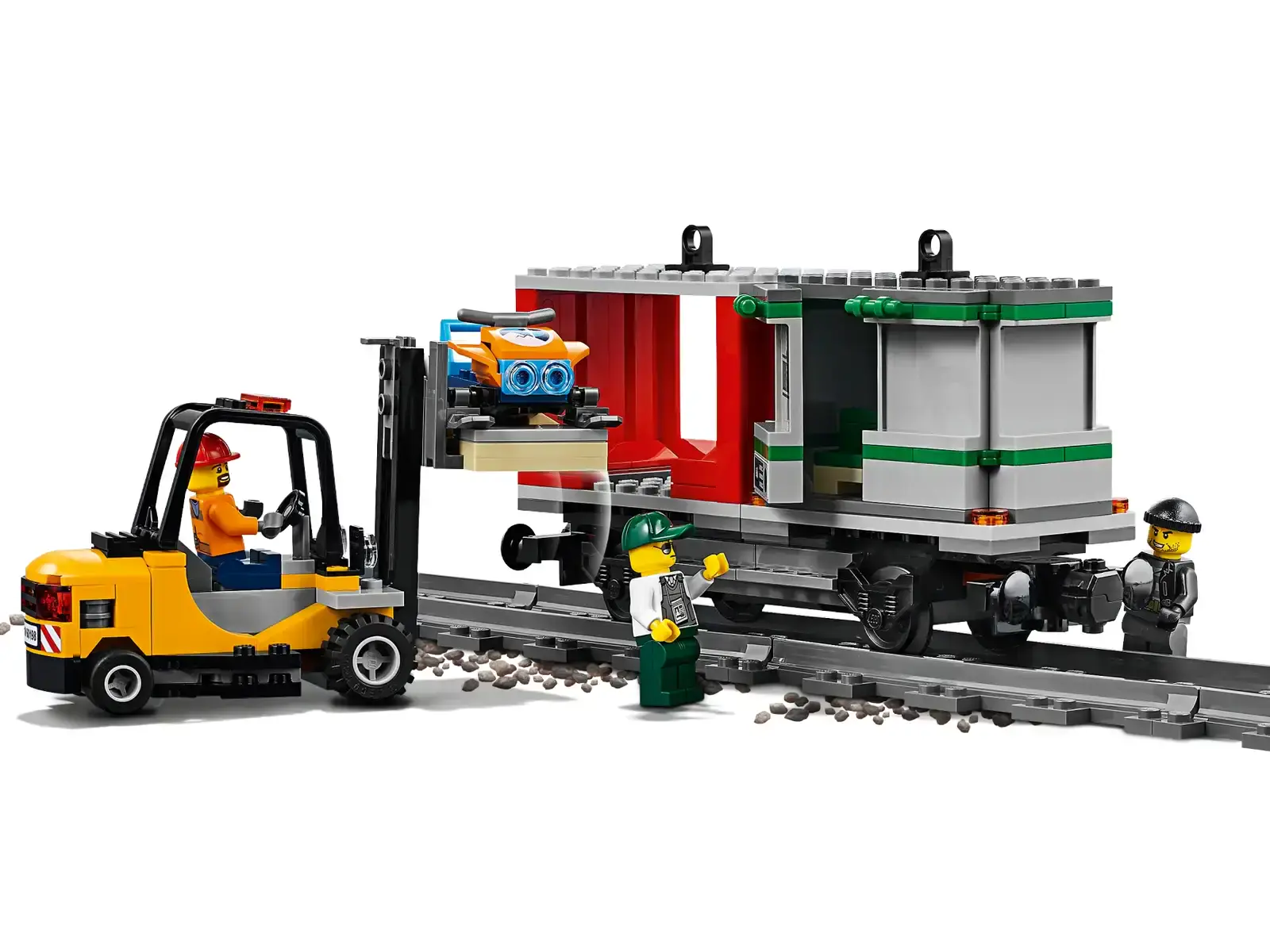 Блоковий конструктор LEGO City Вантажний поїзд (60198)