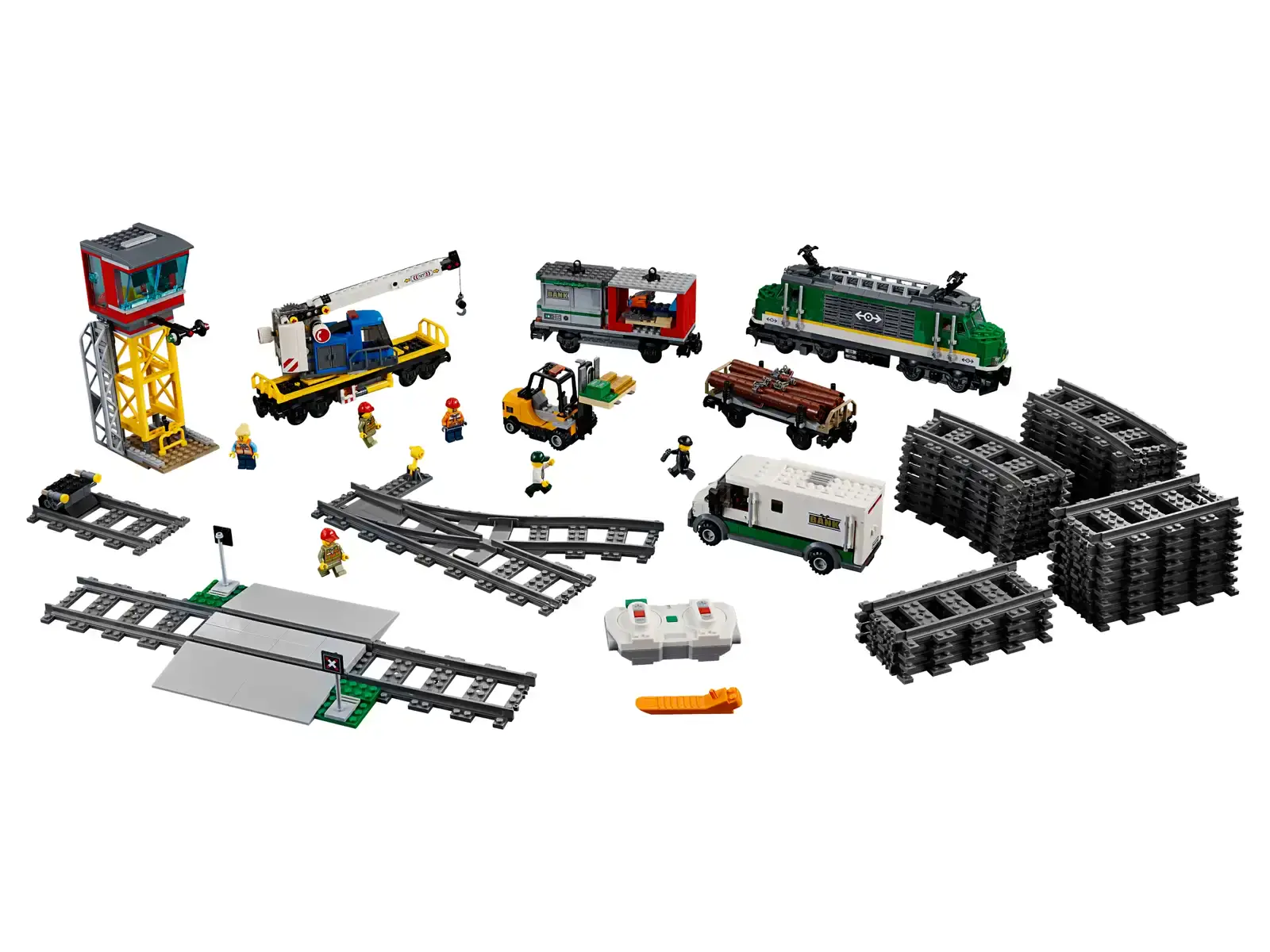 Блоковий конструктор LEGO City Вантажний поїзд (60198)
