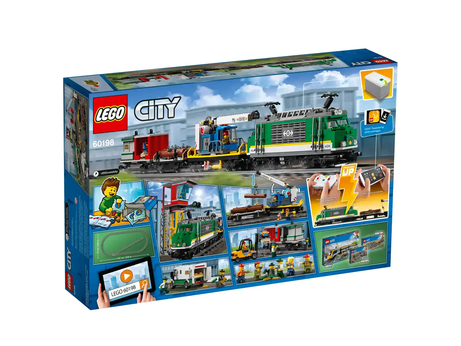 Блоковий конструктор LEGO City Вантажний поїзд (60198)