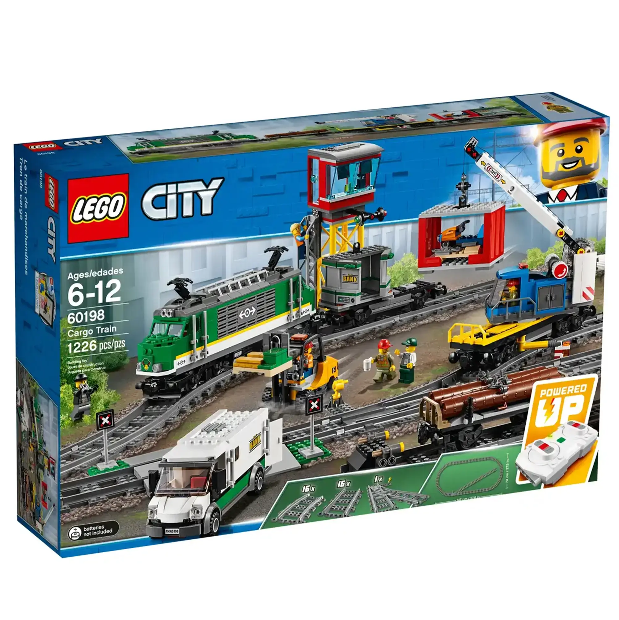 Блоковий конструктор LEGO City Вантажний поїзд (60198)
