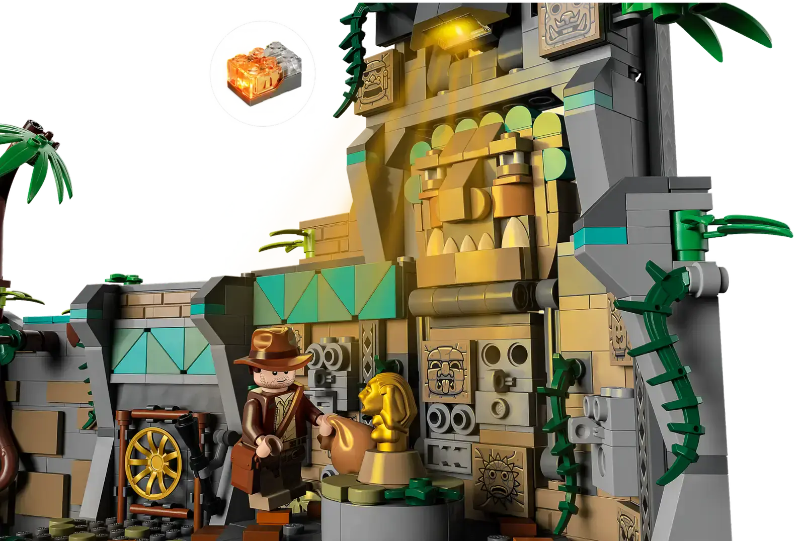 Блочный конструктор LEGO Indiana Jones Храм Золотого Идола (77015)