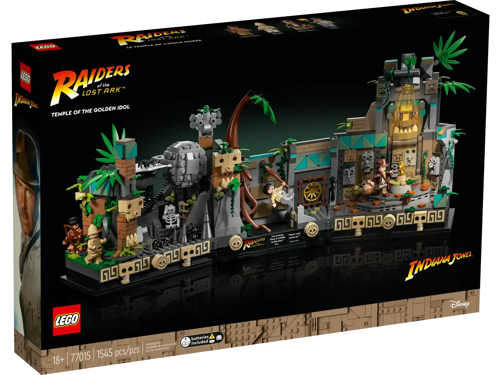 Блочный конструктор LEGO Indiana Jones Храм Золотого Идола (77015)