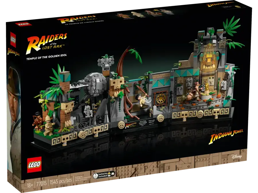 Блочный конструктор LEGO Indiana Jones Храм Золотого Идола (77015)