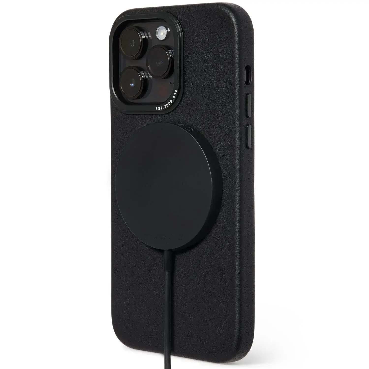 Чехол DECODED Leather Back Cover для iPhone 14 Pro Max - Black (D23IPO14PMBC1BK)