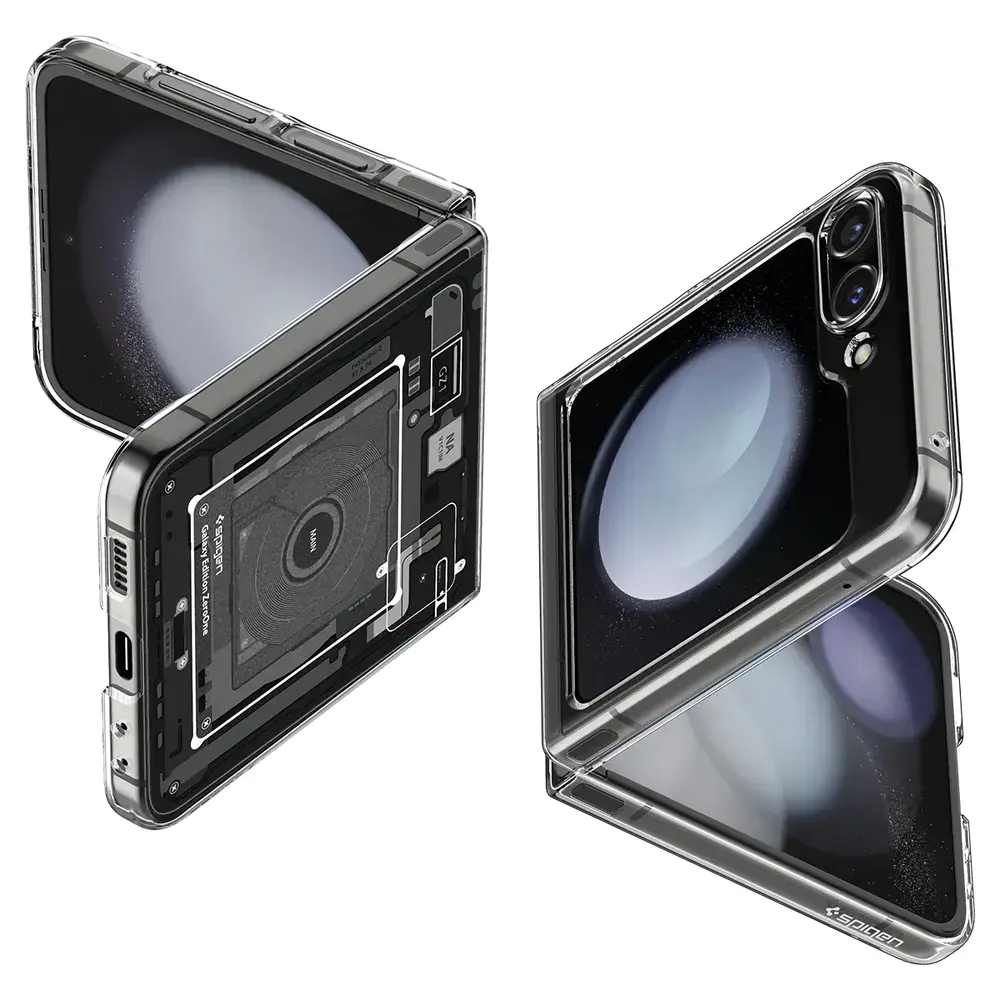 Чохол Spigen AirSkin Case for Galaxy Flip 5 - Zero One (ACS06971)