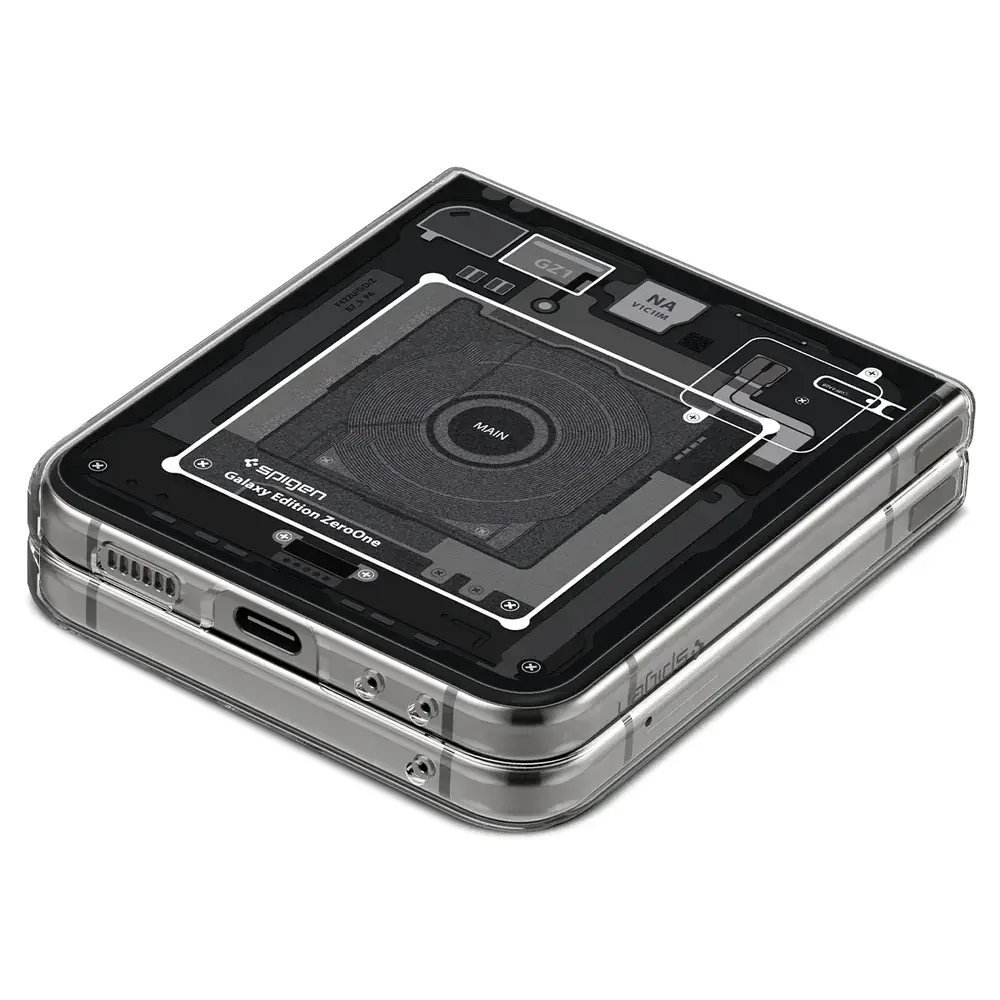 Чохол Spigen AirSkin Case for Galaxy Flip 5 - Zero One (ACS06971)