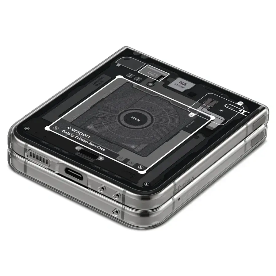 Чехол Spigen AirSkin Case for Galaxy Flip 5 - Zero One (ACS06971)