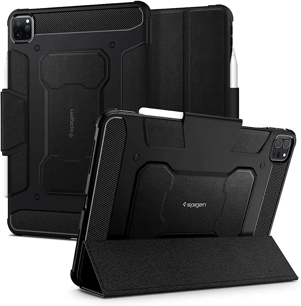 Чехол Spigen Rugged Armor Pro Case для Apple iPad Pro 11" [2022/2021/2020/2018] - Black (ACS01024)