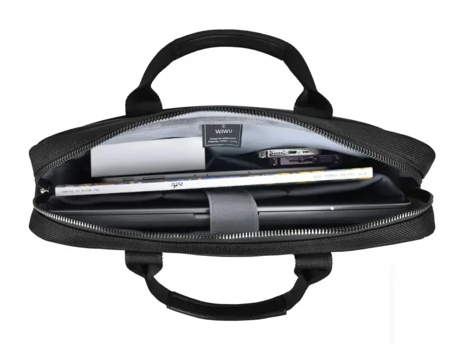 Чохол-сумка WIWU для MacBook 14" Hali Laptop Bag Series - Black