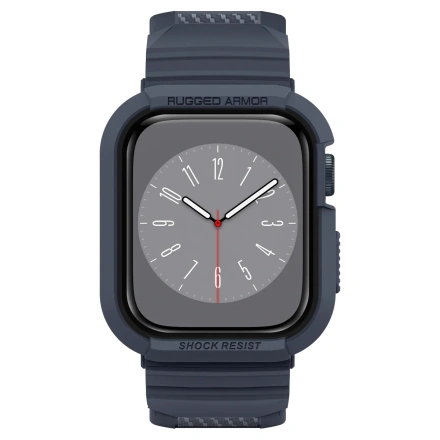 Чохол та ремінець 2в1 Spigen Case Rugged Armor Pro for Apple Watch Series 45mm/44mm - Charcoal Gray (ACS00819)