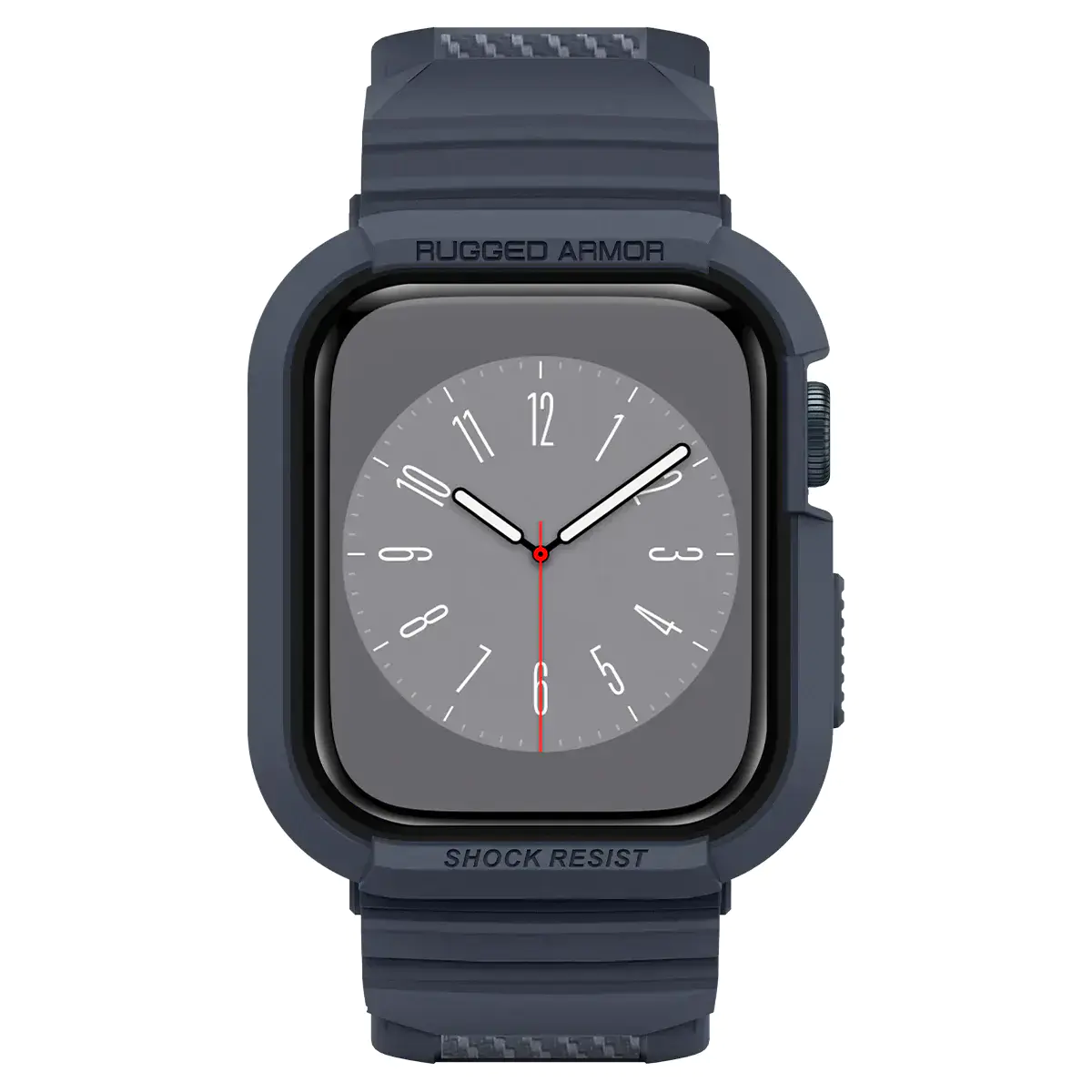 Чехол и ремешок 2в1 Spigen Case Rugged Armor Pro for Apple Watch Series 45mm/44mm - Charcoal Gray (ACS00819)